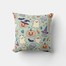 Pastel Halloween Spooky Pattern