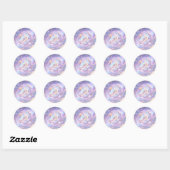 Pastel Halve Maan Sticker (Vel)