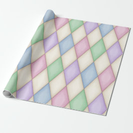 Pastel Harlequin Middeleeuws Sprookje (groot) Cadeaupapier