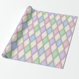 Pastel Harlequin Middeleeuws Sprookje (middelgrote Cadeaupapier