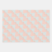 Pastel Harten Valentijnse  Inpakpapier Vel (Voorkant)