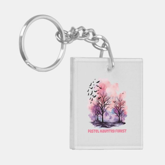 Pastel Haunted Forest Sleutelhanger (Voorkant Links)
