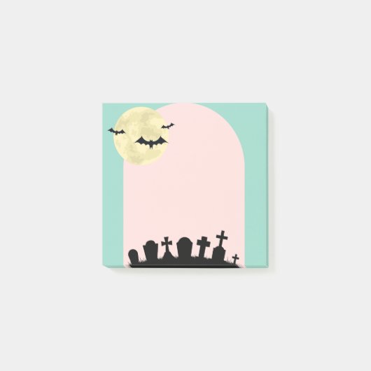 Pastel Haunted Graveyard Post-it® Notes (Voorkant)