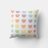 Pastel Hearts Kussen (Achterkant)