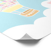 Pastel Heet Luchtballon Meisjes Kamer Decoratie (Hoek)