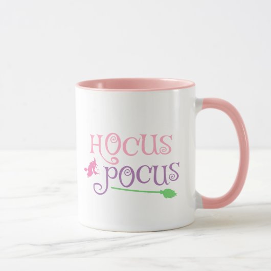 Pastel Heks Hocus Pocus Halloween Broomstick Mok (Rechts)
