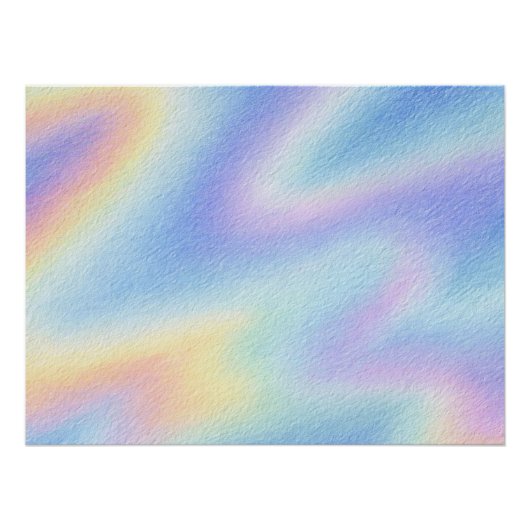 Pastel Hemel Drift Perfect Poster (Voorkant)