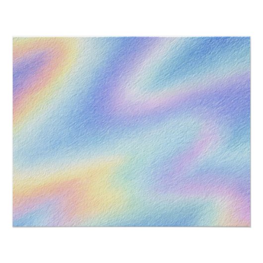 Pastel Hemel Drift Perfect Poster (Voorkant)