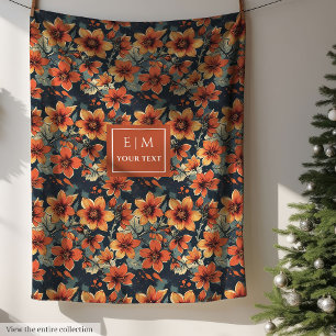 Pastel herfst gedempt kleuren terracotta deken