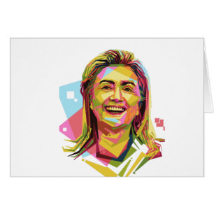 pastel Hillary Clinton