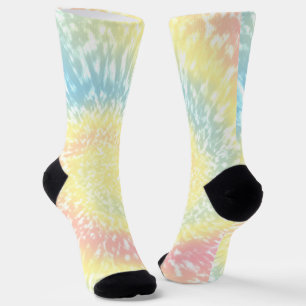 Pastel Hippy Tie Dye Sokken