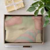 Pastel Holly Christmas Elf Decoupage Tissuepapier (Geschenk)