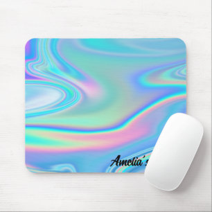 Pastel Holograaf Abstract Muismat
