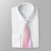Pastel holografisch abstract flowdesign stropdas (Gebonden)