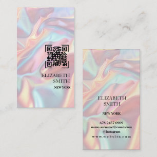 Pastel Hologram Carte de visite de texture