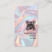 Pastel Hologram Carte de visite de texture (Devant)
