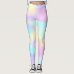 Pastel Holographic Arc-en-ciel Leggings<br><div class="desc">Arc-en-ciel bleu holographique.</div>