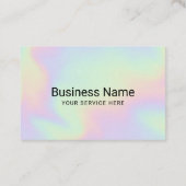 Pastel Holographic Salon Spa Dental Rendez-vous (Dos)