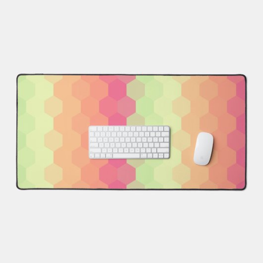 Pastel Honey Comb Spectrum Desk mat (Clavier et souris)