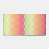 Pastel Honey Comb Spectrum Desk Mat (Voorkant)
