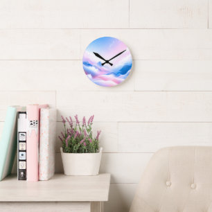 Pastel Horizons: waar wolken dromen ontmoeten Ronde Klok