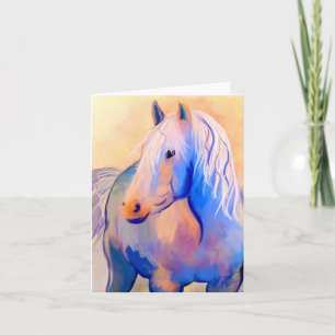 Pastel Horse Kaart