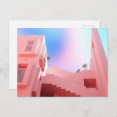 Pastel House Briefkaart (Voorkant / Achterkant)