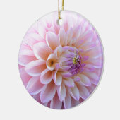 Pastel Hued Dahlia Keramisch Ornament (Links)