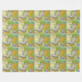 Pastel Hummer Large Fleece Blanket Deken (Voorkant (Horizontaal))