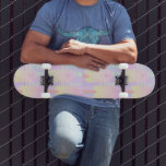 Pastel Ice Cream Pop Nom du Motif Skateboard<br><div class="desc">Skateboard avec Motif de crème glacée en Pastel</div>