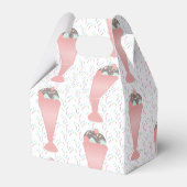 Pastel Ice Cream Sundae Sprinkles Birthday Party Bedankdoosjes (Achterkant)