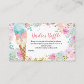 Pastel Ice Cream Undies Raffle Enclosure Kaart (Voorkant)