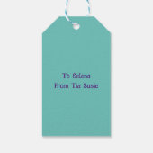 Pastel Ijs Kegel druipen Cadeaulabel (Achterkant)