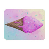 Pastel Ijs Kegel druipen Magneet (Horizontaal)