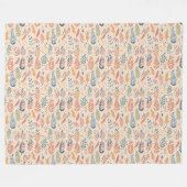 pastel in Boheemse stijl Fleece Deken (Voorkant (Horizontaal))