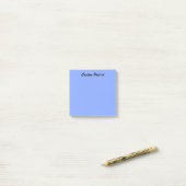 Pastel Indigo Post-it® Notes (Op bureau)