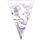 Pastel inséparables mariage triangle drapeaux de f (Troisième drapeau)