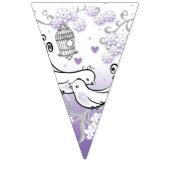 Pastel inséparables mariage triangle drapeaux de f (Deuxième drapeau)