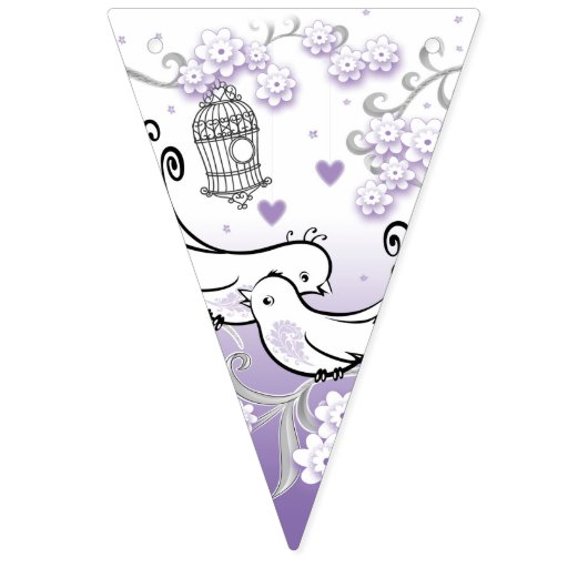 Pastel inséparables mariage triangle drapeaux de f (Deuxième drapeau)