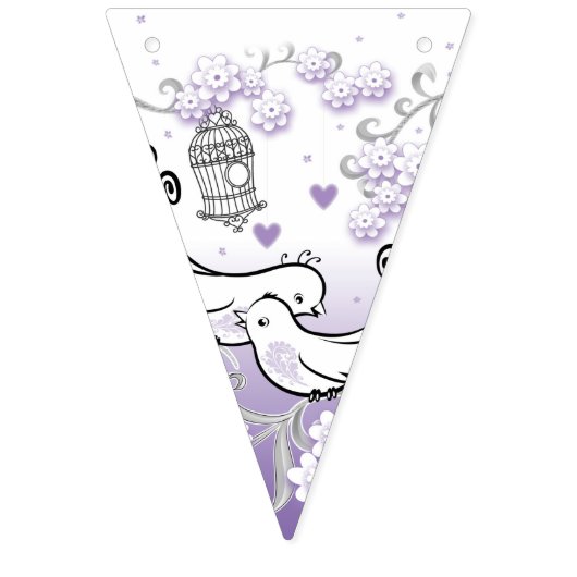 Pastel inséparables mariage triangle drapeaux de f (Premier drapeau)