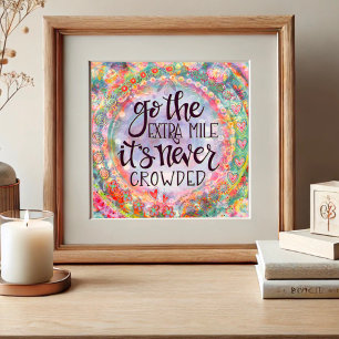 Pastel Inspirerend Quote Inspirivity Poster