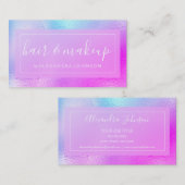 Pastel Iridescent Folie Visitekaartje (Voorkant / Achterkant)