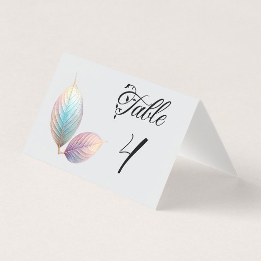 Pastel Iridescente Feuille Mariage Dreamy Pastels (Front)