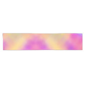 Pastel iriserende kleurrijke gradiënt ontwerp korte tafelloper (Horizontaal)