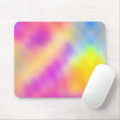 Pastel iriserende kleurrijke gradiënt ontwerp muismat (Met muis)