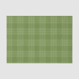 PASTEL IRISH GREEN PLAID PATTERS TISSUEPAPIER