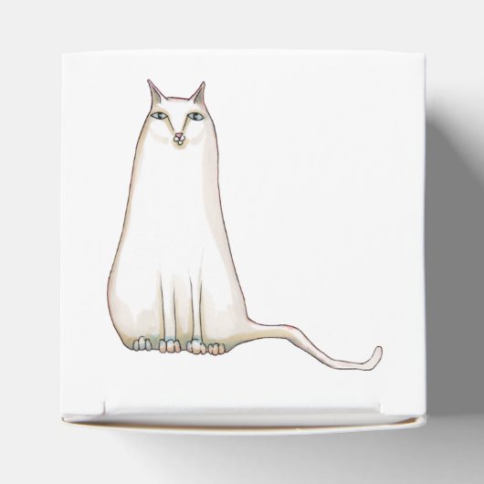 Pastel Kat Geschenkdoos Bedankdoosjes (Bovenkant)