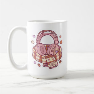 Pastel Kawaii Gezellige Gamer Koptelefoon Mok