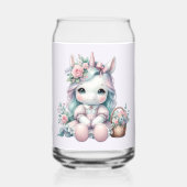 Pastel Kawaii Unicorn Doll with Flower Basket (Verso)