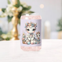 Pastel Kawaii Unicorne Mère fille Duo Lavender